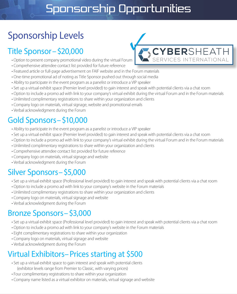 Sponsorship Opportunities